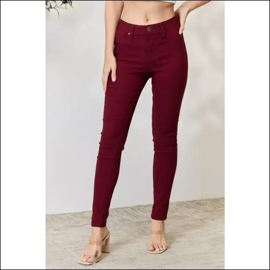 Hug me Like you Mean It: Ymi Hyperstretch Skinny Jeans for the Win! 🏆 - Red / m - on Sale Worldwide Shipping