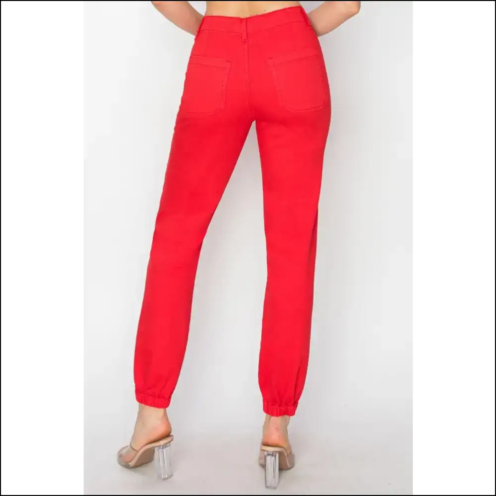 Hug your Curves and Couch with Needful Things High Waisted Jogger Jeans! - Jeans on Sale Worldwide Shipping