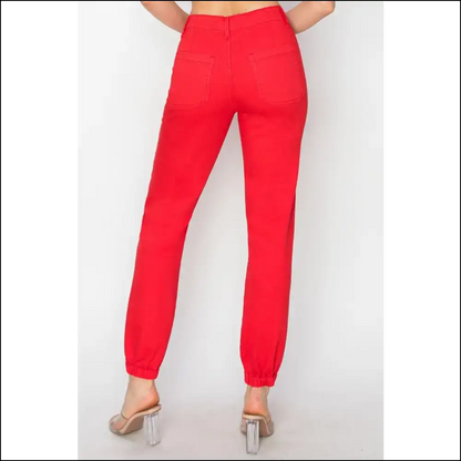 Hug your Curves and Couch with Needful Things High Waisted Jogger Jeans! - Jeans on Sale Worldwide Shipping