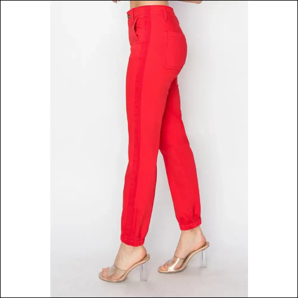 Hug your Curves and Couch with Needful Things High Waisted Jogger Jeans! - Jeans on Sale Worldwide Shipping