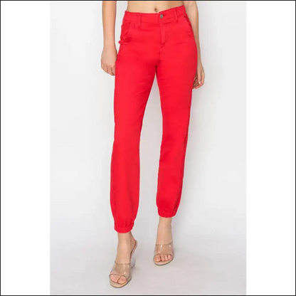 Hug your Curves and Couch with Needful Things High Waisted Jogger Jeans! - Jeans on Sale Worldwide Shipping