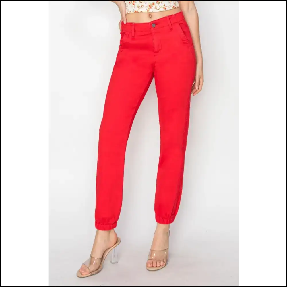 Hug your Curves and Couch with Needful Things High Waisted Jogger Jeans! - Jeans on Sale Worldwide Shipping
