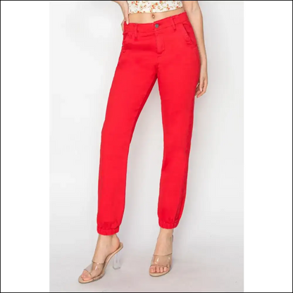 Hug your Curves and Couch with Needful Things High Waisted Jogger Jeans! - Jeans on Sale Worldwide Shipping
