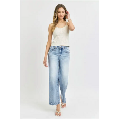 Hug your Curves in Stylish Comfort: Tummy Control Jeans that Slay! 💃 - on Sale Worldwide Shipping