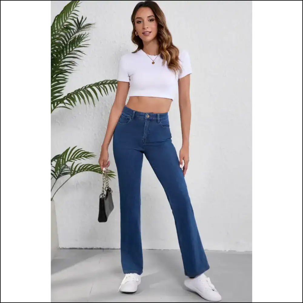 Hug your Legs with Needful Things Pocketed Straight Jeans - Fabulous Af! 😍 - on Sale Worldwide Shipping