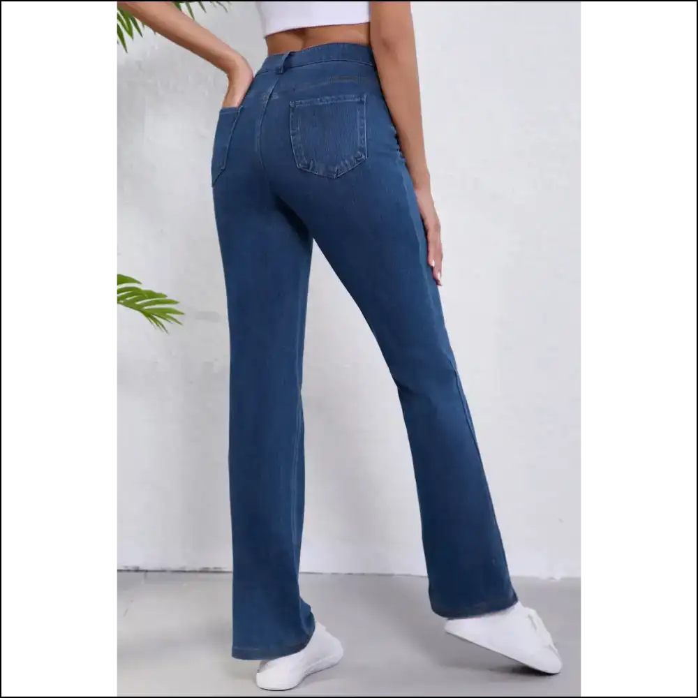 Hug your Legs with Needful Things Pocketed Straight Jeans - Fabulous Af! 😍 - on Sale Worldwide Shipping