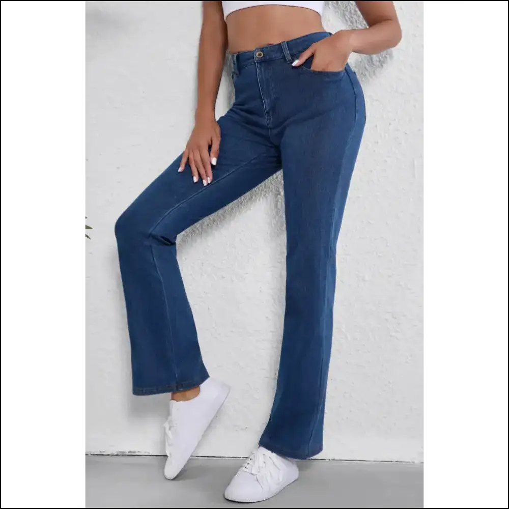 Hug your Legs with Needful Things Pocketed Straight Jeans - Fabulous Af! 😍 - on Sale Worldwide Shipping
