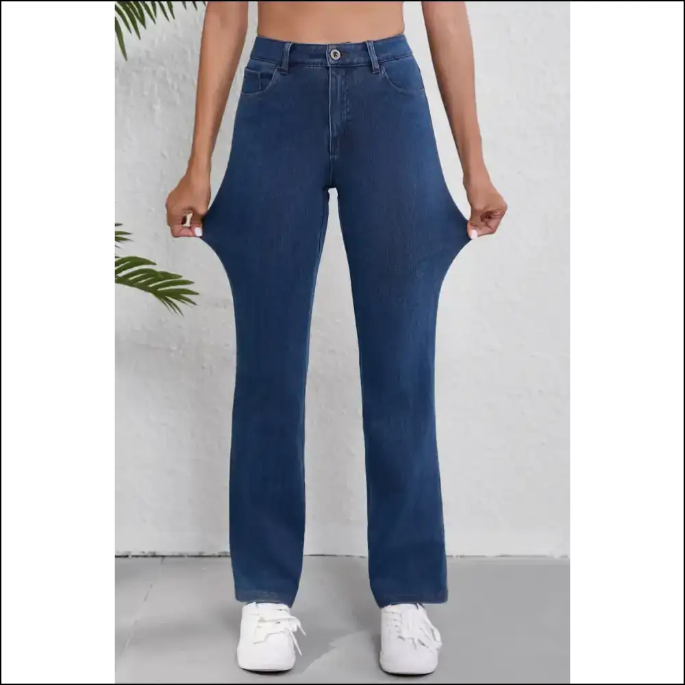 Hug your Legs with Needful Things Pocketed Straight Jeans - Fabulous Af! 😍 - on Sale Worldwide Shipping