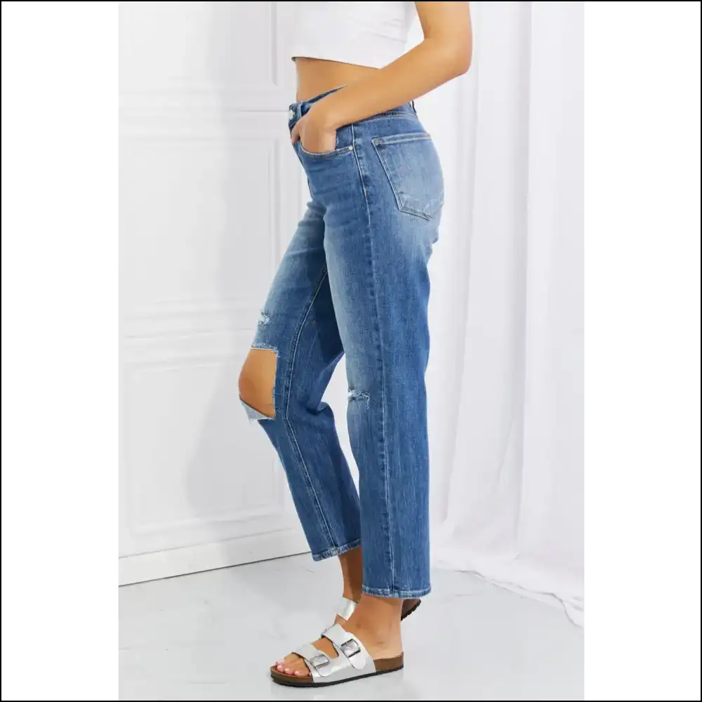 Jeans so Comfy Even my Couch is Jealous - Emily High Rise Relaxed! - on Sale Worldwide Shipping
