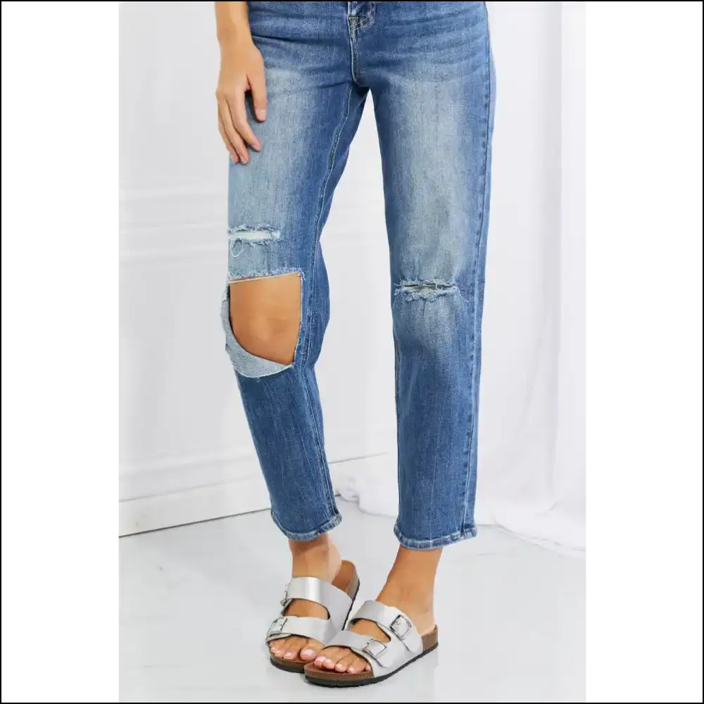 Jeans so Comfy Even my Couch is Jealous - Emily High Rise Relaxed! - on Sale Worldwide Shipping