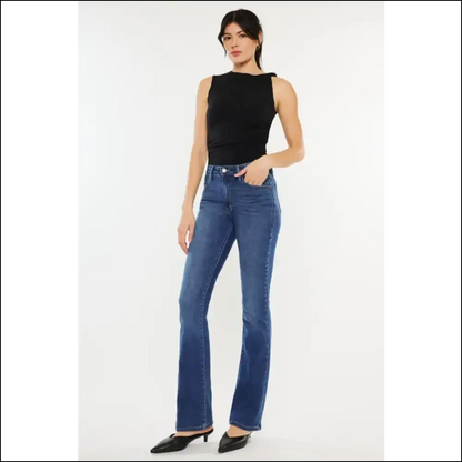 Jeans so Good You’ll Forget your Ex – Kancan High Rise Slim Bootcut! 😂👖 - on Sale Worldwide Shipping