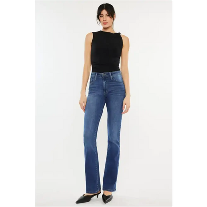 Jeans so Good You’ll Forget your Ex – Kancan High Rise Slim Bootcut! 😂👖 - Medium / 1 - on Sale Worldwide Shipping