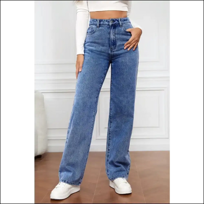 Jeans so High they Give your Confidence a Lift - Needful Things! - Blue / s - on Sale Worldwide Shipping