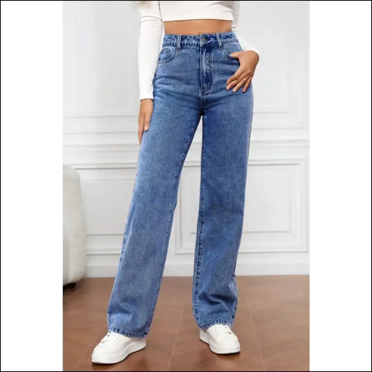Jeans so High they Give your Confidence a Lift - Needful Things! - Blue / s - on Sale Worldwide Shipping