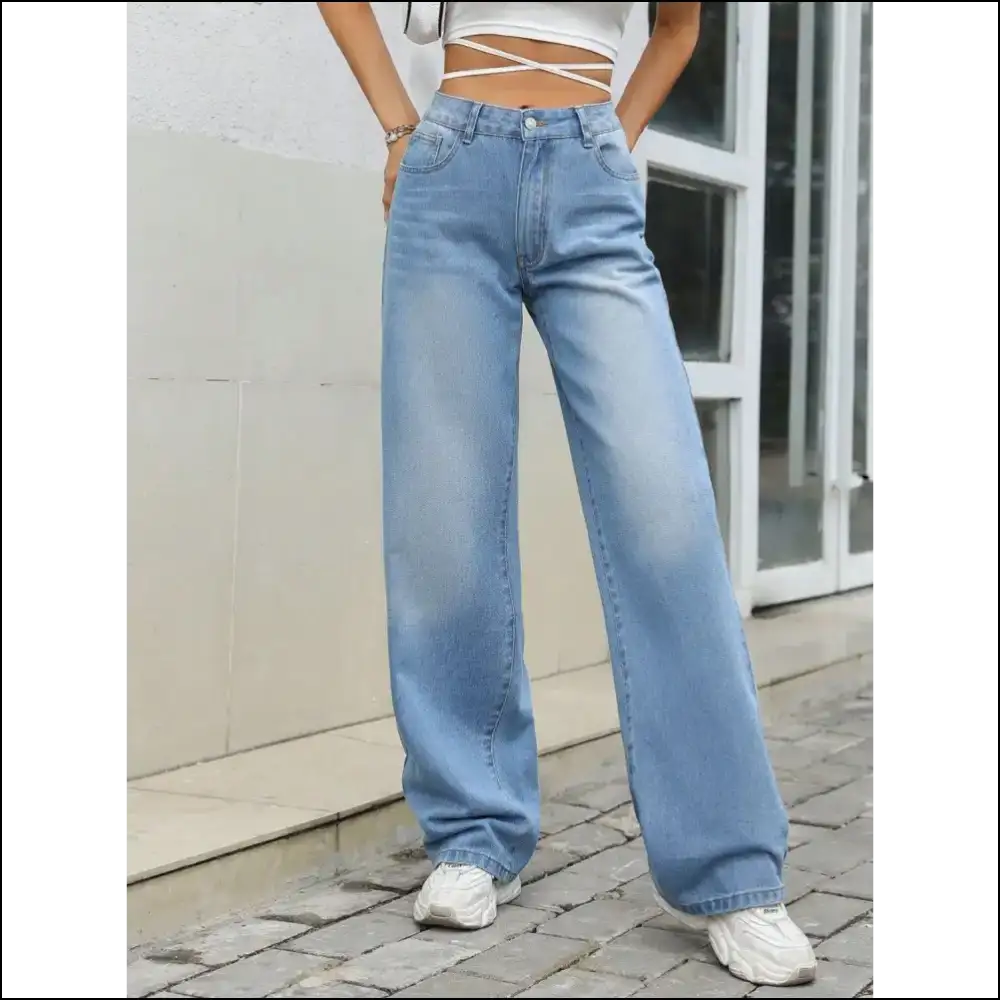 Jeans so Wide they Should Come with their Own Personal Space! 👖✨ - on Sale Worldwide Shipping