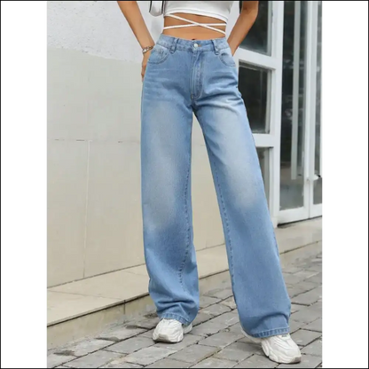 Jeans so Wide they Should Come with their Own Personal Space! 👖✨ - on Sale Worldwide Shipping