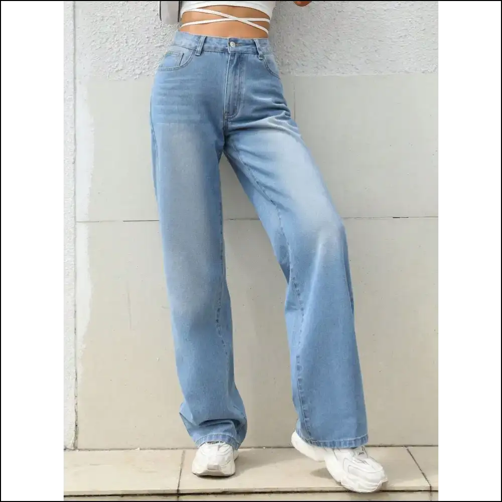 Jeans so Wide they Should Come with their Own Personal Space! 👖✨ - on Sale Worldwide Shipping