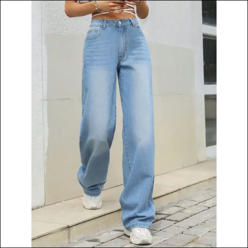 Jeans so Wide they Should Come with their Own Personal Space! 👖✨ - on Sale Worldwide Shipping