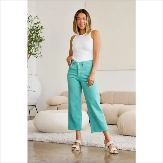 Jeans that Hug you Tight: Chloe’s Tummy Control High Waist Magic! 😂👖 - Green / 18w - on Sale Worldwide Shipping