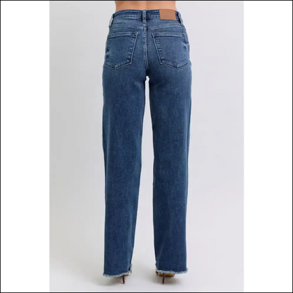 Jeans that Make you Feel Like a Cool Cat - Raw Hem Awesomeness! - on Sale Worldwide Shipping