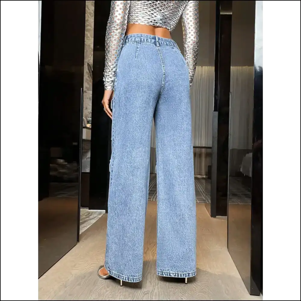 Jeans that Say I’m Chic not just Wide Leg High Waist Af! 😂👖 - Needful Things - on Sale Worldwide Shipping