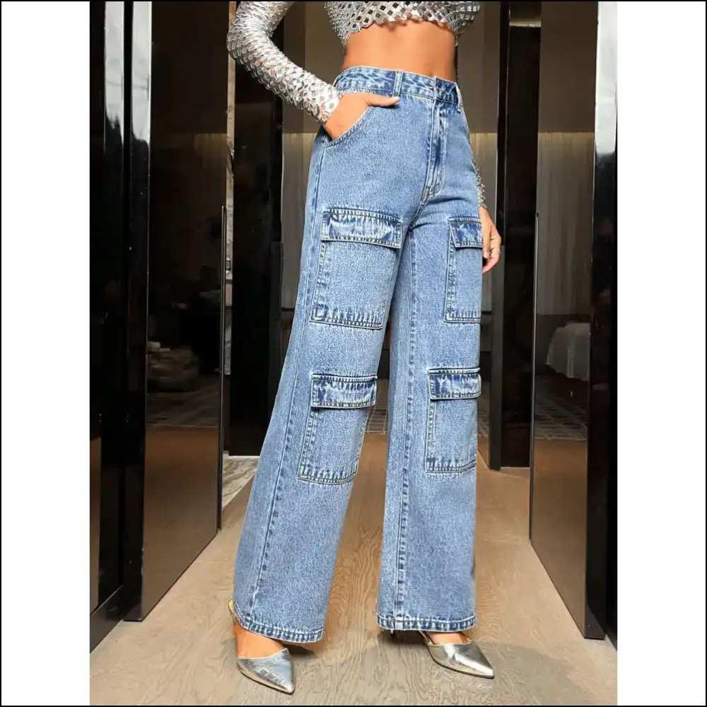 Jeans that Say I’m Chic not just Wide Leg High Waist Af! 😂👖 - Needful Things - on Sale Worldwide Shipping