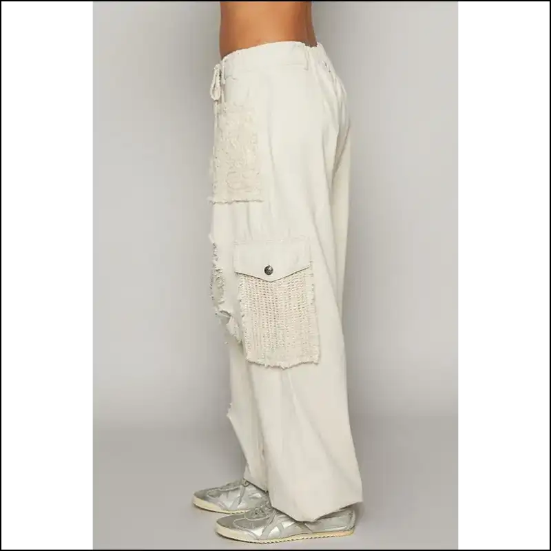 Jeans that Say I’m Distressed but Make it Fashionably Crochet Chic! - on Sale Worldwide Shipping