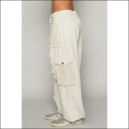 Jeans that Say I’m Distressed but Make it Fashionably Crochet Chic! - on Sale Worldwide Shipping