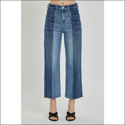 Jeans that Say I’m Fabulous not just Mid-rise Two-tone Jeans!💁‍♀️✨ - on Sale Worldwide Shipping