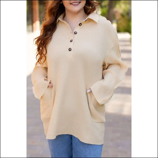 Jet Stream Wfle: Curvalicious Comfort! 😜 Needful Things - 1x - Plus Size Tops on Sale Worldwide Shipping