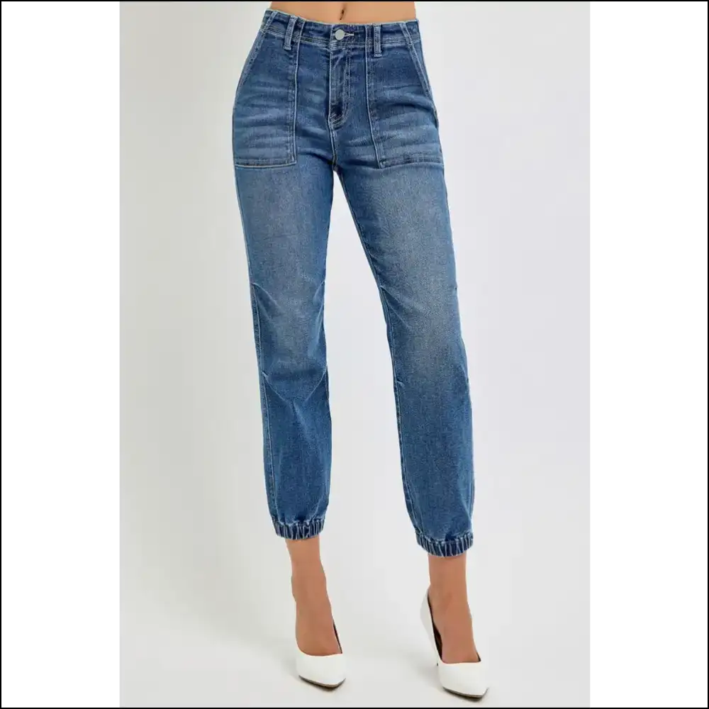 Jogger Jeans: Risen High Enough to Hide my Snacking Secrets 😜👖 - Medium / 0(24) - Jeans on Sale Worldwide Shipping