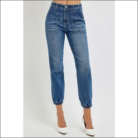 Jogger Jeans: Risen High Enough to Hide my Snacking Secrets 😜👖 - Medium / 0(24) - Jeans on Sale Worldwide Shipping