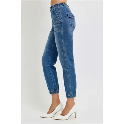Jogger Jeans: Risen High Enough to Hide my Snacking Secrets 😜👖 - Jeans on Sale Worldwide Shipping