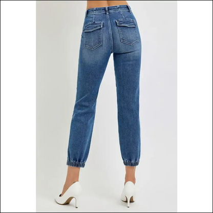 Jogger Jeans: Risen High Enough to Hide my Snacking Secrets 😜👖 - Jeans on Sale Worldwide Shipping