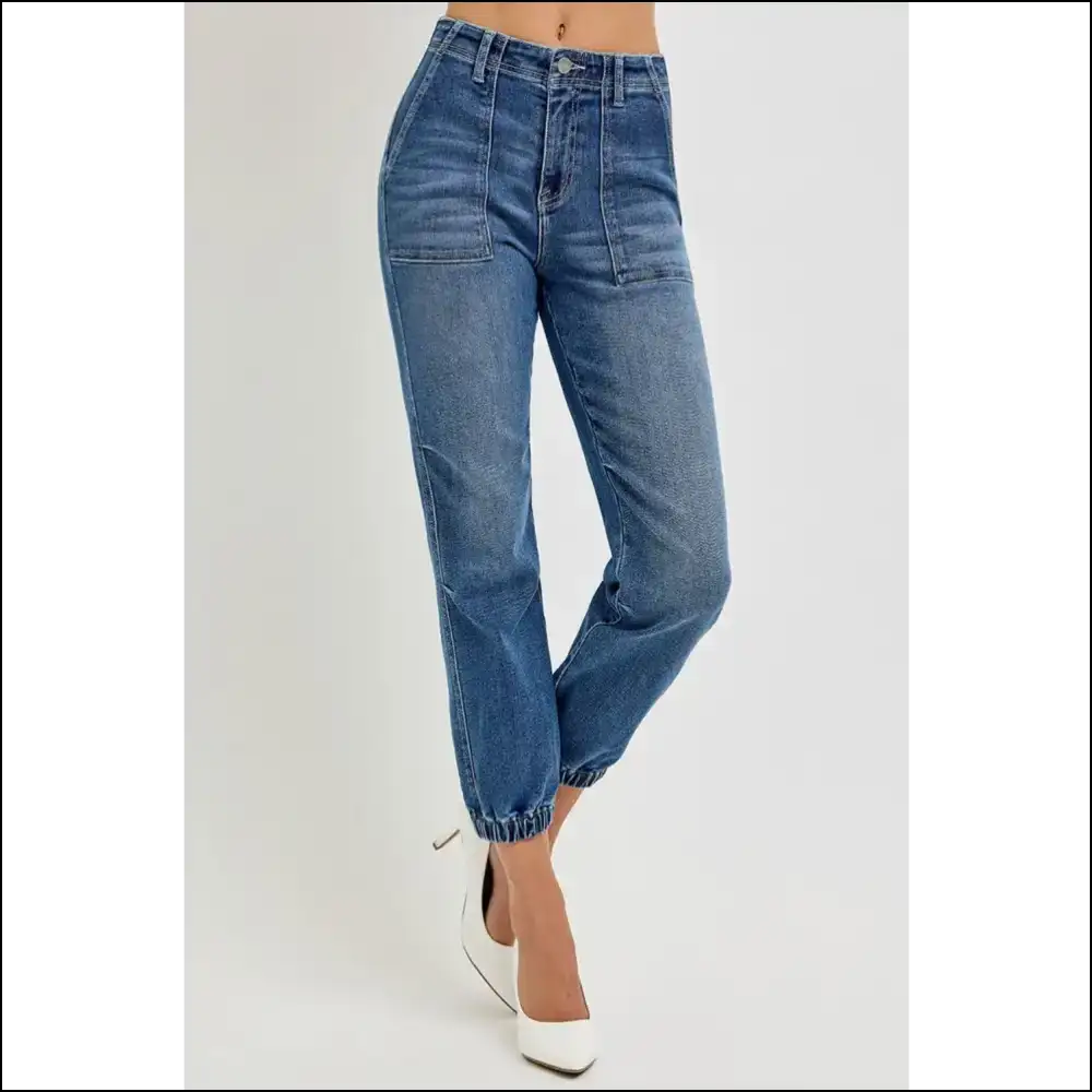 Jogger Jeans: Risen High Enough to Hide my Snacking Secrets 😜👖 - Jeans on Sale Worldwide Shipping