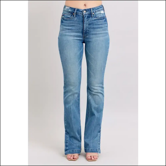 Judy Blue Boot Jeans: Tummy Control for Style & Snacks – your New Bff! 🍕👖 - Medium / 0/24 - Jeans on Sale Worldwide Shipping