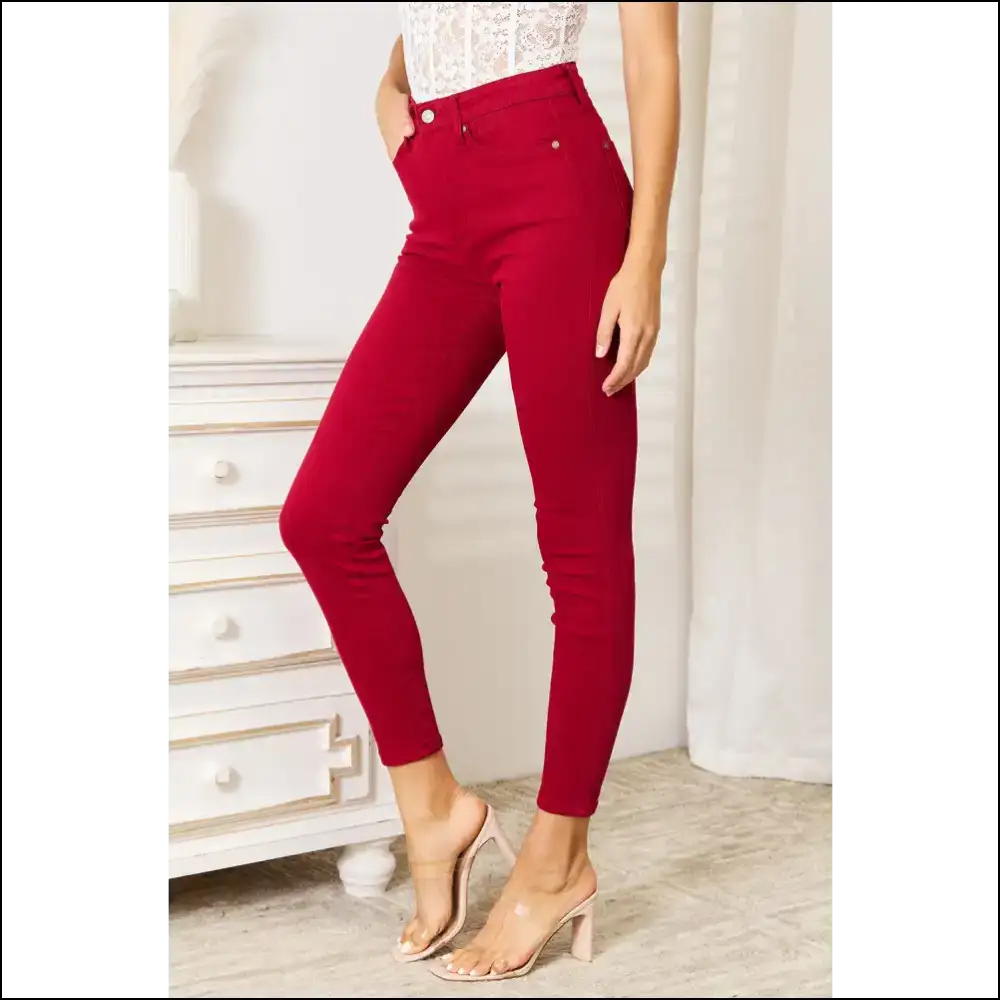 Judy Blue High Waist Skinny Jeans: Tummy Control for your Snack-break Decisions 😂👖 - Jeans on Sale Worldwide Shipping
