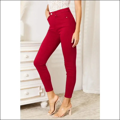 Judy Blue High Waist Skinny Jeans: Tummy Control for your Snack-break Decisions 😂👖 - Jeans on Sale Worldwide Shipping