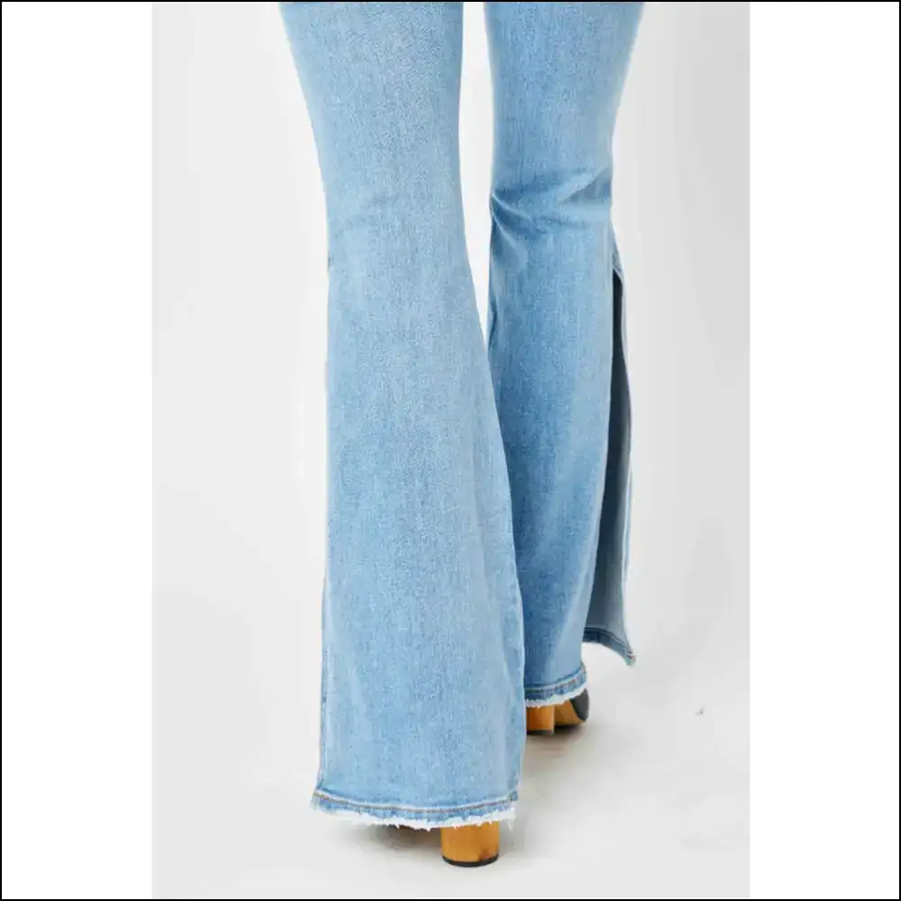 Judy Blue Mid Rise Flare Jeans: Because who Needs Self-esteem Anyway? 😂👖 - Jeans on Sale Worldwide Shipping