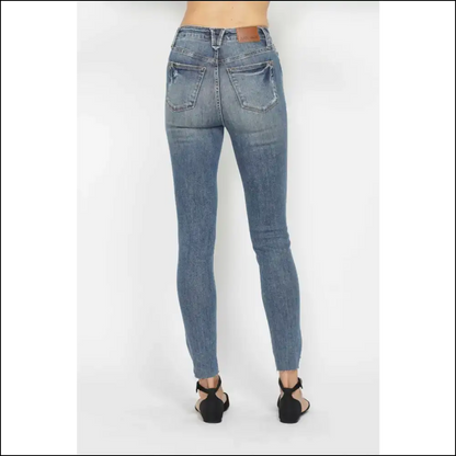 Judy Blue Tummy Control Skinny Jeans: where Fabulous Meets Fearless! 💃😂 - Jeans on Sale Worldwide Shipping