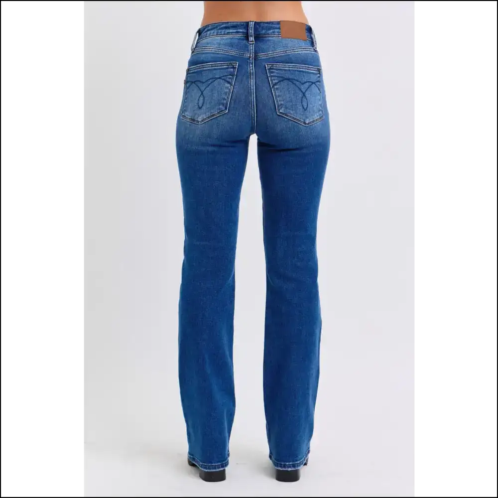 Judy Blue’s Bootcut Jeans: where Power Meets Thermal Warmth and Laughter! 😂✨ - Jeans on Sale Worldwide Shipping