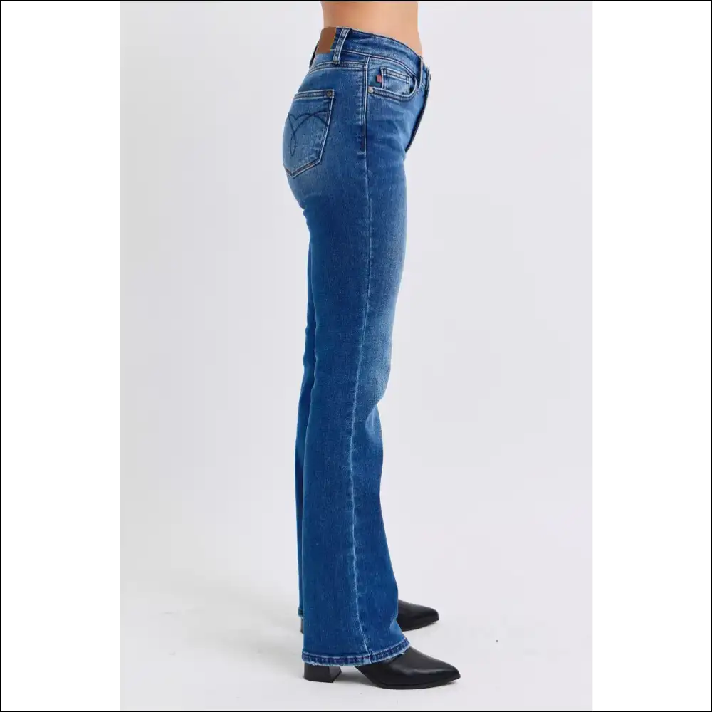Judy Blue’s Bootcut Jeans: where Power Meets Thermal Warmth and Laughter! 😂✨ - Jeans on Sale Worldwide Shipping