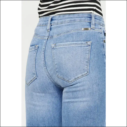 Kancan Distressed Cat’s Whiskers: your New Best Friend with Buttons! 🐾👖 - Jeans on Sale Worldwide Shipping