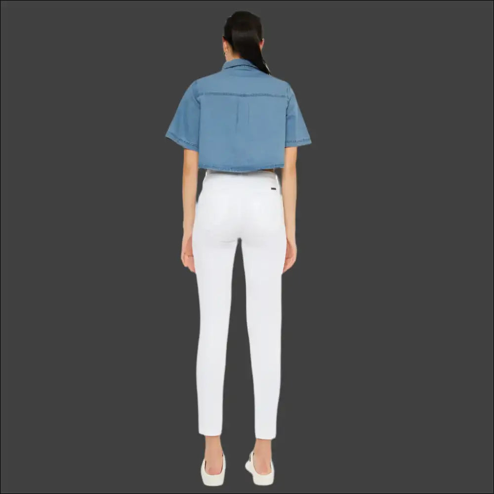 Kancan High Rise Ankle Jeans: your New Bffs for Chic Errands and Dark Humor! 😂👖 - Jeans on Sale Worldwide Shipping