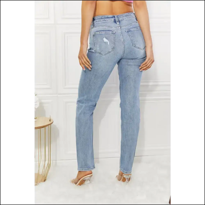 Kancan High Rise Distressed: my Denim Soulmate just Texted! 😂💙 - Jeans on Sale Worldwide Shipping