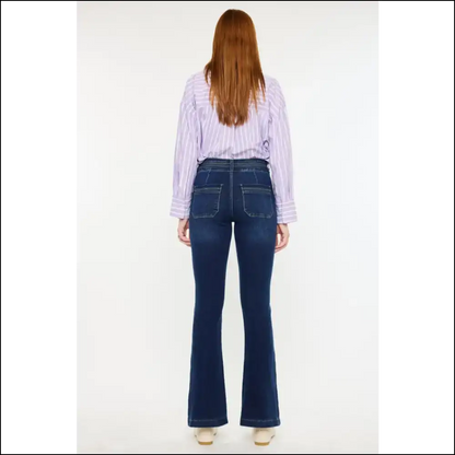 Kancan High Rise Jeans: Flare Up your Style and Confidence! 😜✨ - Jeans on Sale Worldwide Shipping