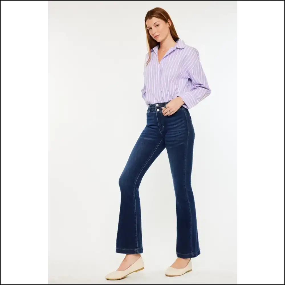 Kancan High Rise Jeans: Flare Up your Style and Confidence! 😜✨ - Jeans on Sale Worldwide Shipping