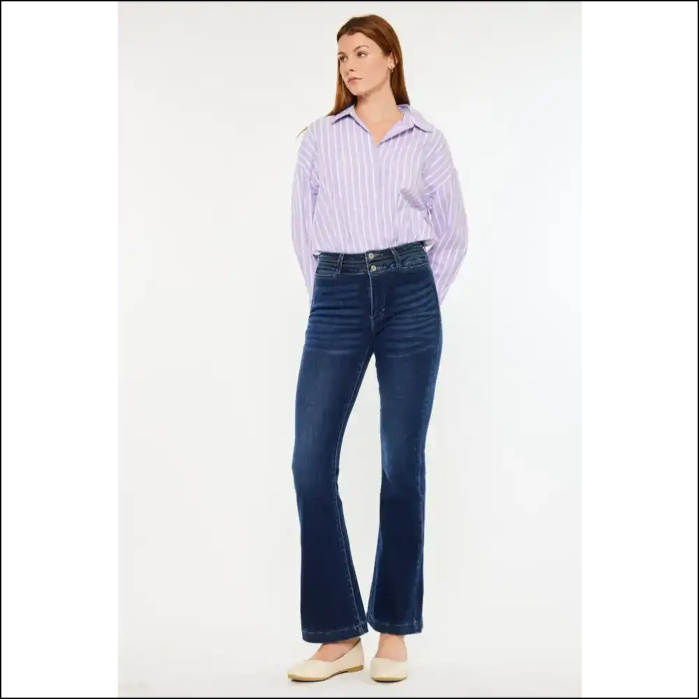 Kancan High Rise Jeans: Flare Up your Style and Confidence! 😜✨ - Jeans on Sale Worldwide Shipping