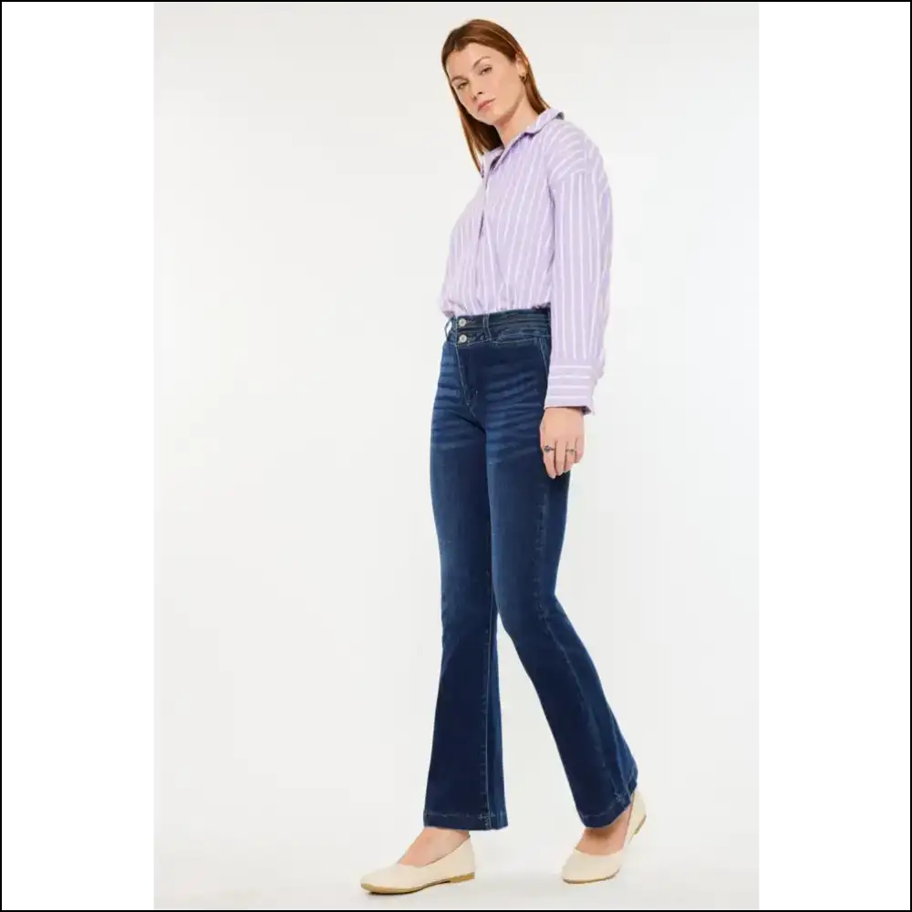 Kancan High Rise Jeans: Flare Up your Style and Confidence! 😜✨ - Jeans on Sale Worldwide Shipping
