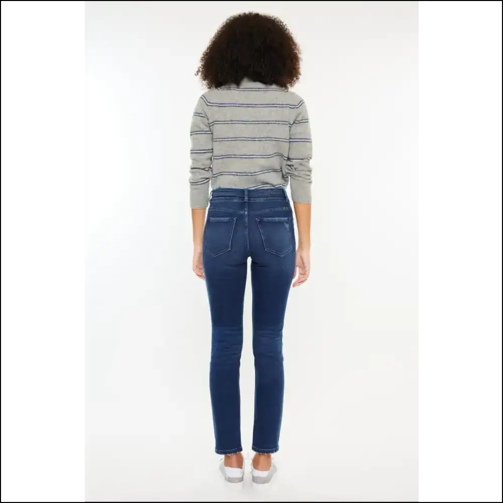 Kancan High Rise Slim Straight Jeans: your Bffs not just Pants! 😂👖 - Jeans on Sale Worldwide Shipping